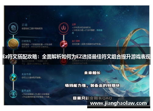 Ez符文搭配攻略：全面解析如何为EZ选择最佳符文组合提升游戏表现