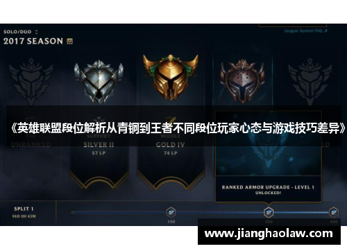 《英雄联盟段位解析从青铜到王者不同段位玩家心态与游戏技巧差异》